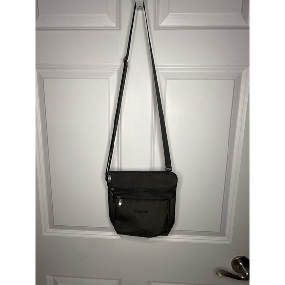 Baggallini Crossbody Bag Lightweight Travel Purse Organizer Shoulder Bag Gray - Picture 3 of 9